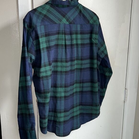 CLOUDVEIL MOUNTAINWORKS Blackwatch Plaid Flannel Stretch Shirt-L NWT! - Picture 5 of 8